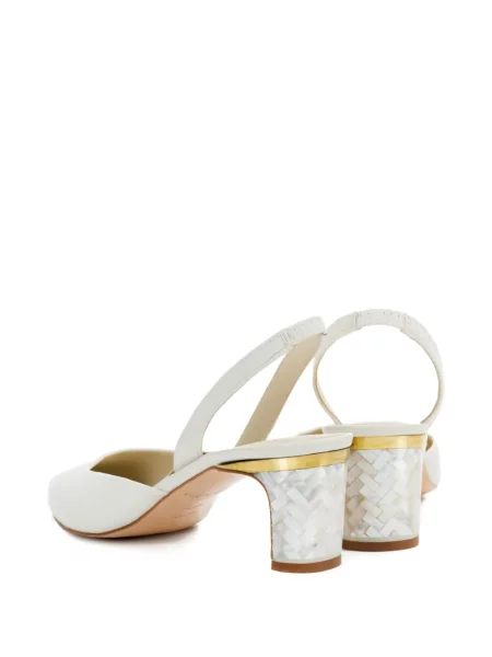 Pantofi cu toc Freya Rose alb