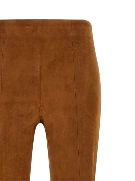 Pantaloni Stouls evazate maro