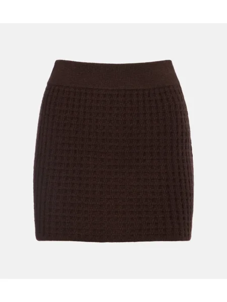 Vunena suknja Jardin Des Orangers smeđa