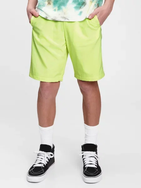Pantaloni copii Gap galben