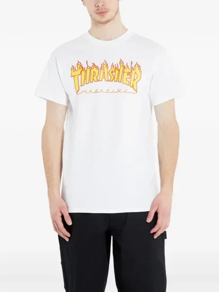 Tricou Thrasher cu autograf alb