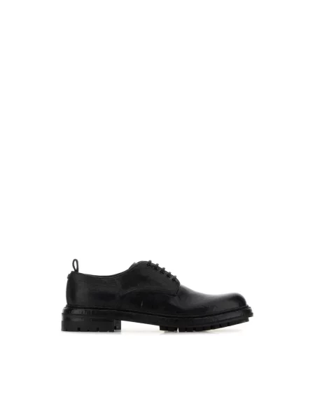 Derby Dolce And Gabbana skórzany czarny