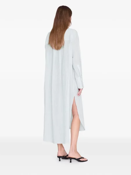 Rochie tip cămașă Anine Bing verde