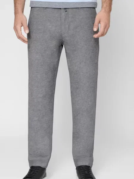 Чіноси Pierre Cardin льон/бавовна сірий