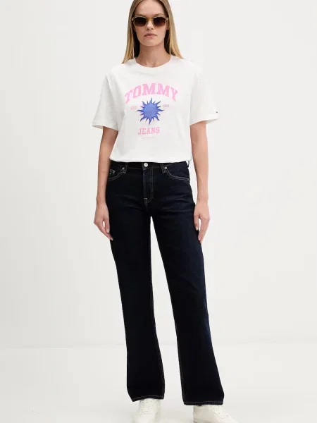 Tommy Jeans kratka majica bela