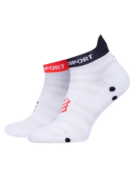 Чорапи Compressport Pro Racing Socks Ultralight Run Low бяло