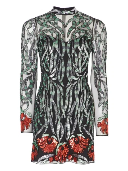 Rochie mini Temperley London cu paiete negru