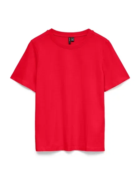 VERO MODA Tricou VMPAULINA roșu roz