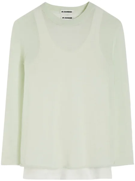 Pulover Jil Sander alb