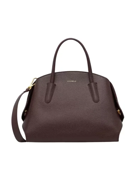 Torebka crossbody Coccinelle skórzana czerwona
