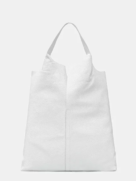 Кожена чанта Answear.LAB бяло