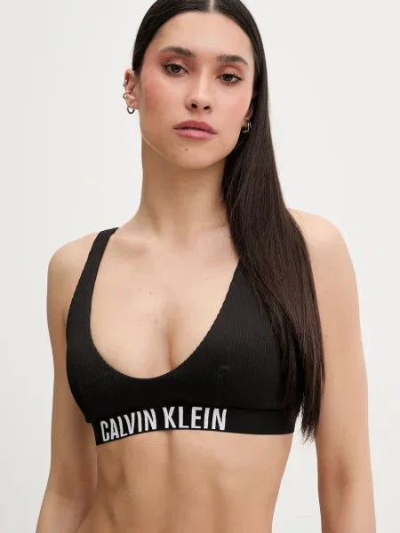 Calvin Klein plavková podprsenka černá