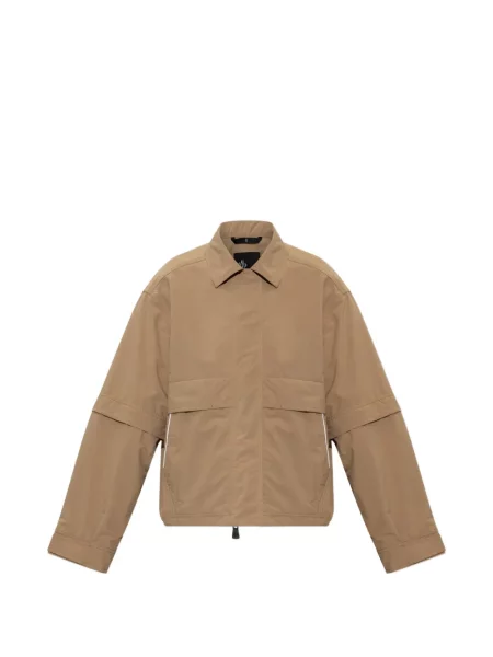 Geacă Moncler Grenoble cu autograf maro