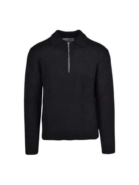 Sweter Seven Gauge wełniany czarny