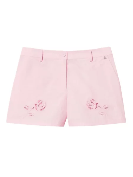 Pantaloni scurți Twinset cu model floral scurte roz