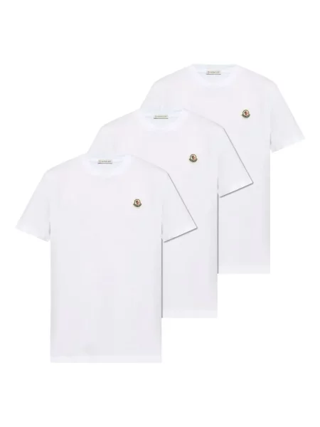Koszulka Moncler z logo biała