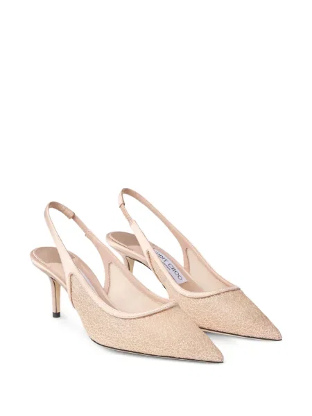 Pantofi cu toc Jimmy Choo slingback roz