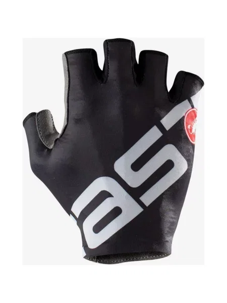 Rękawiczki Castelli Competizione 2 Czarno Srebrne XS czarne