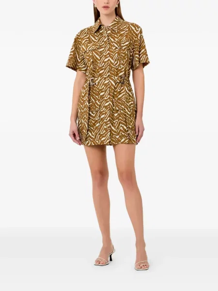 Rochie mini Nicholas cu imagine cu model zebră