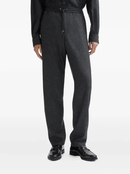Pantaloni Agnona de flanelă gri