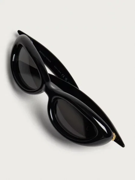 Okulary przeciwsłoneczne Bottega Veneta Eyewear czarne