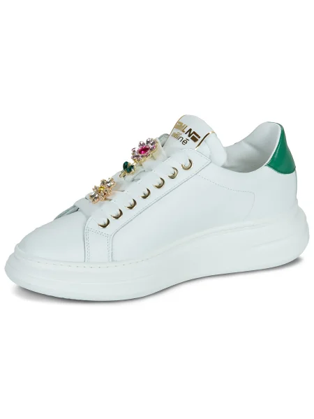 Pantofi Meline alb