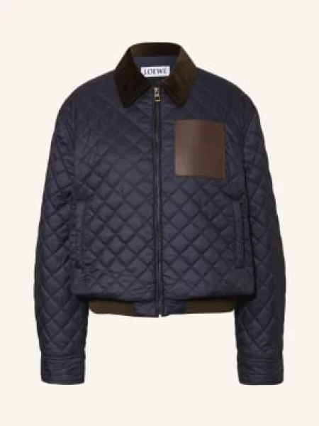Loewe Kurtka Pikowana blau