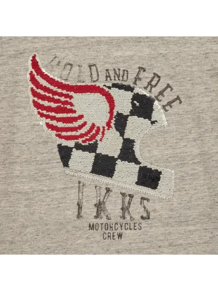 Tricou copii Ikks gri