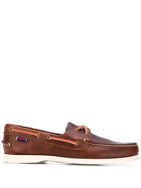 Pantofi Sebago din piele maro