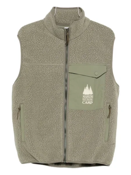 Vestă Maison Kitsune verde