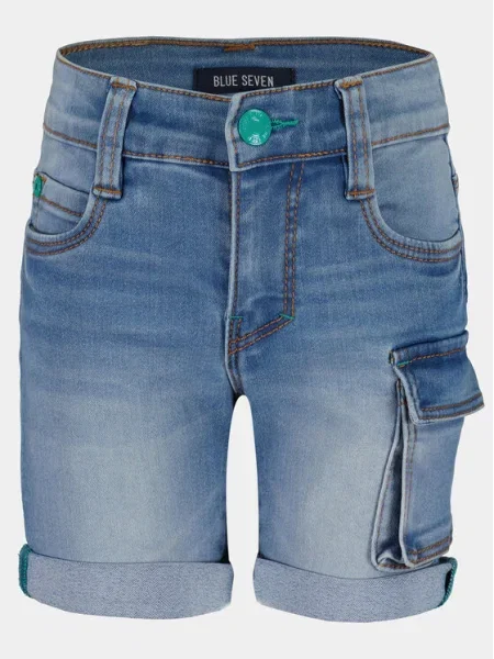 Blue Seven Pantaloni scurți de blugi X albastru