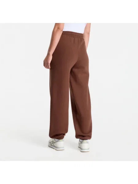 Tepláky Urban Classics Fluffy Sweatpants Chocolate Brown L hnědé