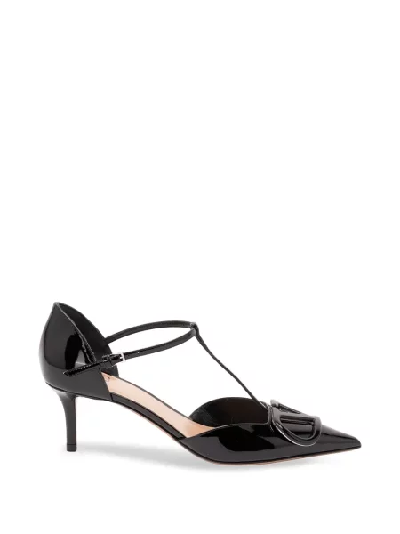 Pantofi cu toc Valentino Garavani din piele de lac negru