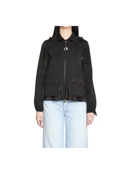 Kurtka z kapturem Moncler z kapturem czarna