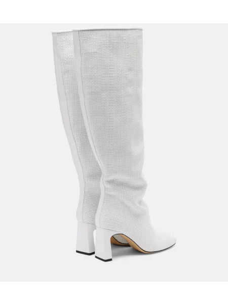 Cizme Souliers Martinez din piele alb