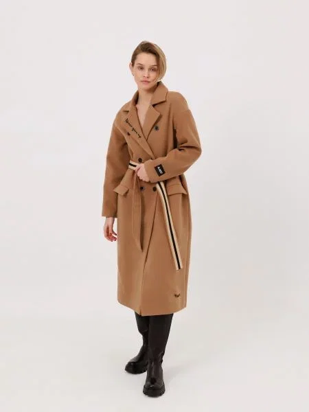 Alnest Пальто Кашемір бежевий