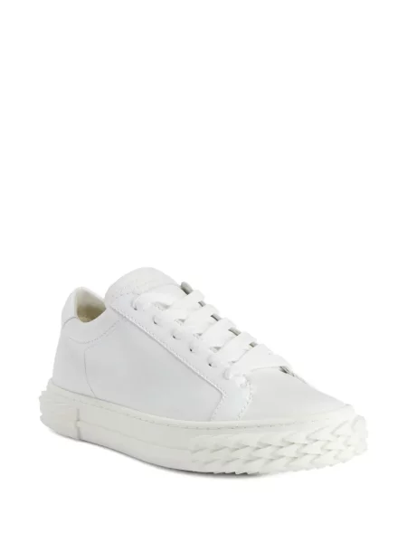 Fűzős csipkés sneaker Giuseppe Zanotti fehér