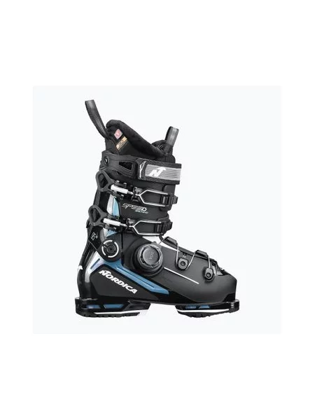 Черевики гірськолижні Nordica Speedmachine 3 BOA 95 W GW black/light blue/white білі