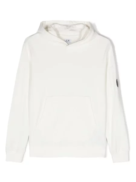 Bluza z kapturem dziecięca C.p. Company biała