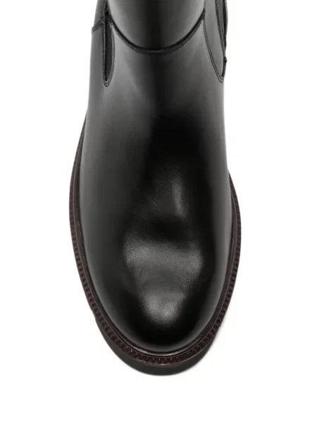 Botine chelsea Tamaris din piele chunky negru