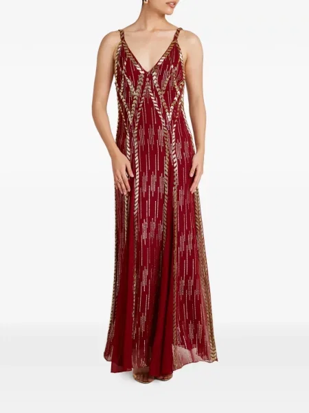 Rochie maxi Temperley London roșu