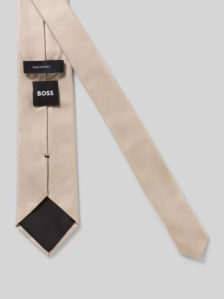 Krawat z mieszanka jedwabiu model H-Tie 75 Boss