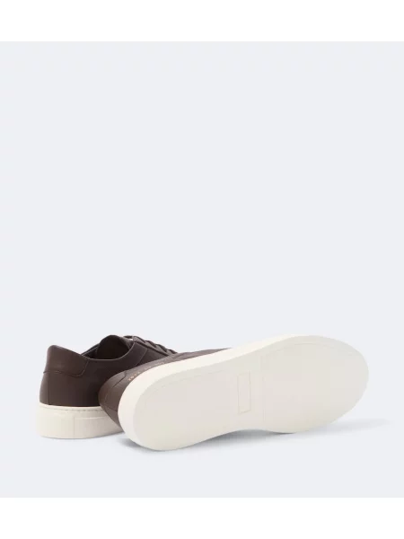 Sneakerși Common Projects din piele maro
