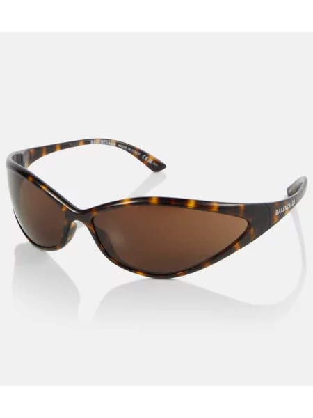 Ochelari de soare Balenciaga Ski alb