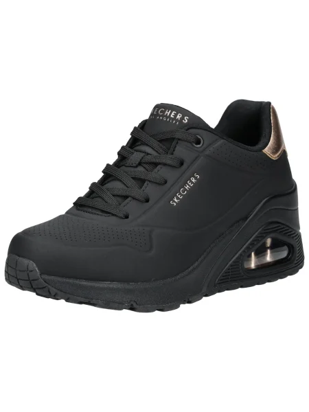 Éksarkú rövid sneaker Skechers fekete
