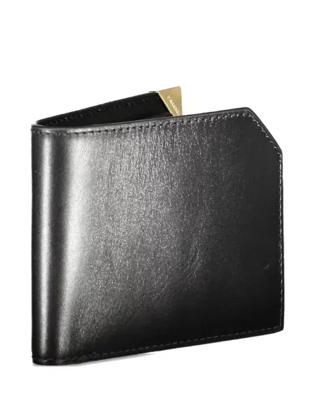Portofel Calvin Klein din piele cu autograf negru