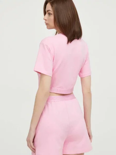 HUGO tricou lounge roz negru