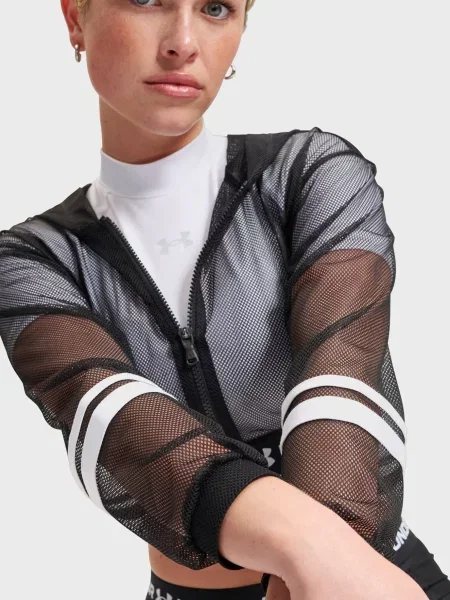 Худи Under Armour с сеткой черное
