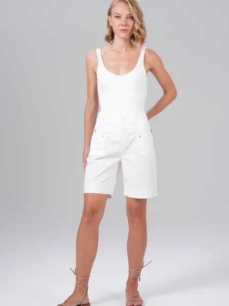 M.O.D MIRACLE OF DENIM Pantaloni natural alb