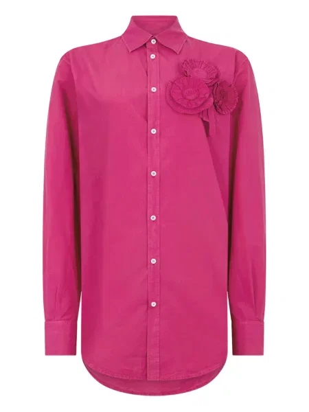 Cămașă Dsquared2 cu model floral roz